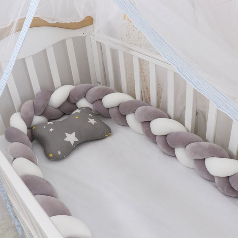 Collection tresses de lit et tours de lit tressés - Couleurs de bébé